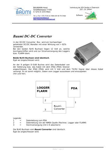 Baumi DC-DC Converter - Horst Baumann