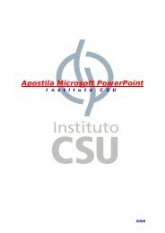 Apostila de PowerPoint - Instituto CSU