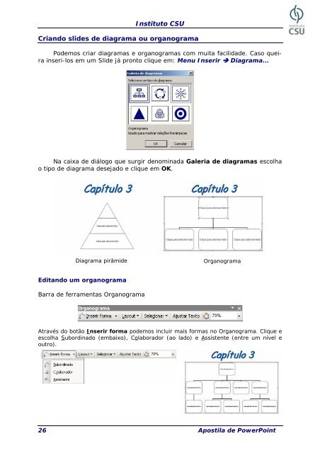 Apostila de PowerPoint - Instituto CSU