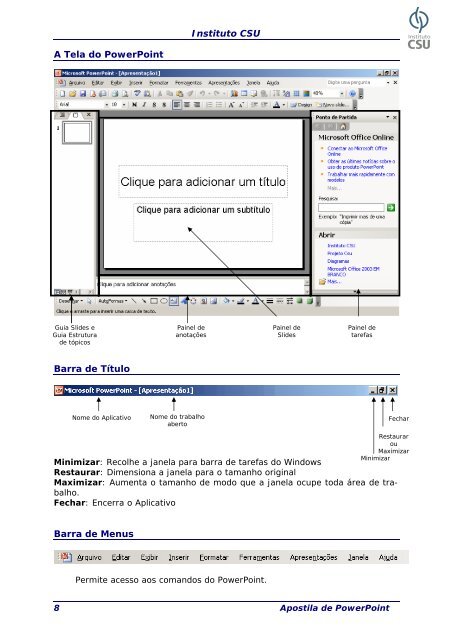 Apostila de PowerPoint - Instituto CSU