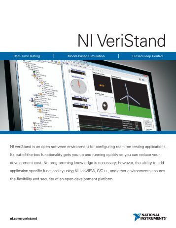 Download a flyer on NI VeriStand