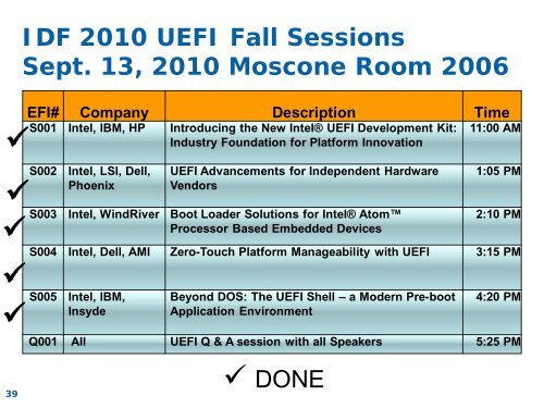 Beyond DOS: The UEFI Shell âa Modern Pre-boot Application ... - Intel