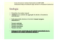 2. Istologia .pdf - Scienze Zootecniche