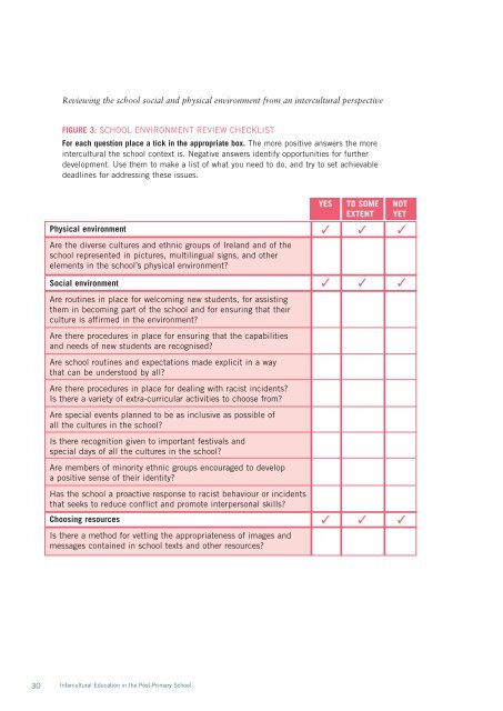 Intercultural Education in the Post-Primary School - National Council ...