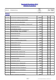 Sarstedt Preisliste 2011