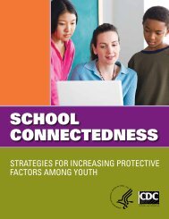 School Connectedness: Strategies for Increasing Protective Factors ...