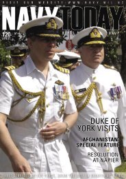 DUKE OF YORK VISITS - Royal New Zealand Navy