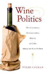 Wine Politics: How Governments, Environmentalists ... - Vinum Vine