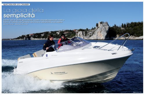 Page 1 Page 2 QUICKSILVER 610 CRUISER 146 Motonautica | n ...