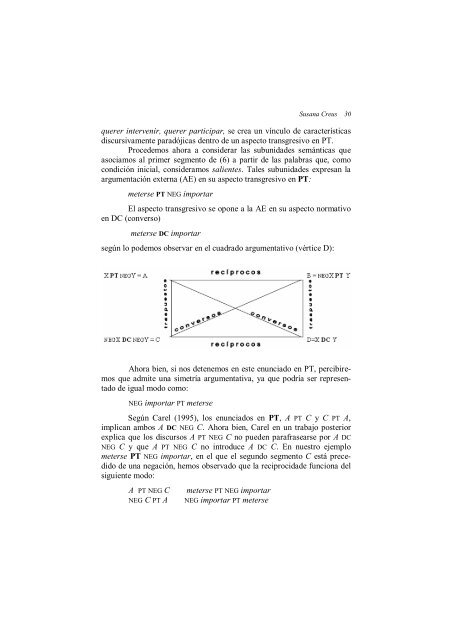 Relaciones argumentativas en expresiones idiomÃ¡ticas