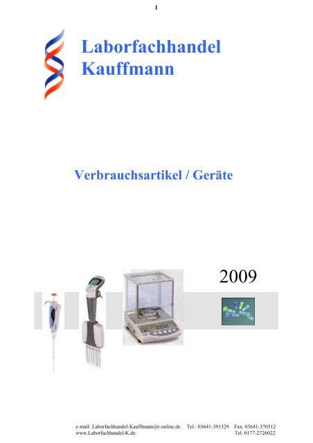 Laborfachhandel Kauffmann 2009