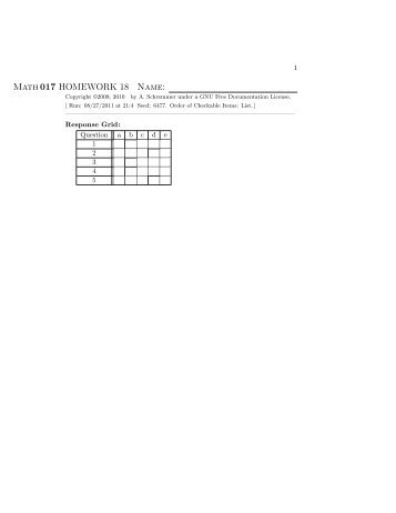 Homework 18 - Polynomials 4 - Free Math Texts