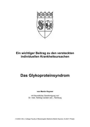 Das Glykoproteinsyndrom