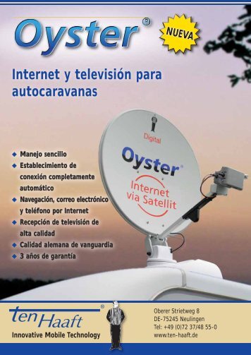 Internet y televisiÃ³n para autocaravanas - ten Haaft