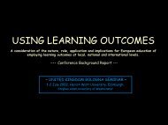 USING LEARNING OUTCOMES A consideration of the nature, role ...