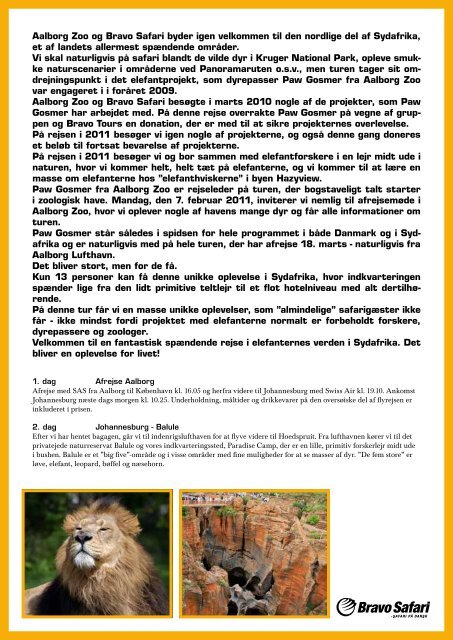 Download program for turen her (pdf) - Aalborg Zoo