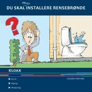 DU SKAL INSTALLERE RENSEBRØNDE