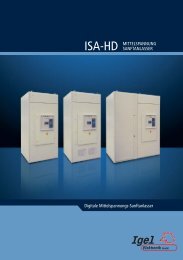 Digitale Mittelspannungs-Sanftanlasser ISA-HD ... - Igel Electric