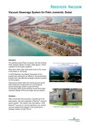 Vacuum Sewerage System for Palm Jumeirah, Dubai - Roediger ...