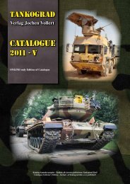 CATALOGUE - TANKOGRAD Publishing - Verlag Jochen Vollert