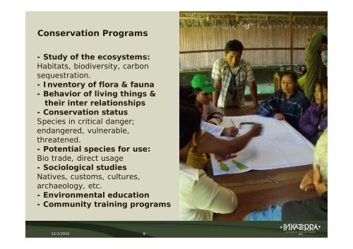 Conservation Programs