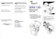 Mode d'emploi 1131 et 1136 - Gomaro