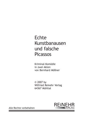 Echte Kunstbanausen und falsche Picassos - Reinehr Verlag