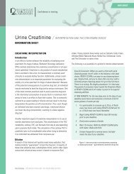 Urine Creatinine / INTERPRETATION AND THC/CREATININE RATIOS