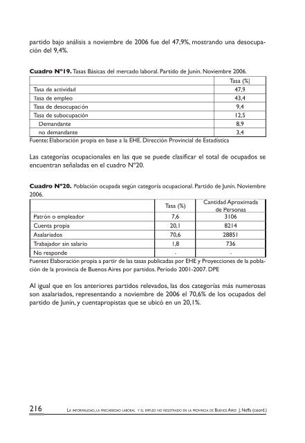 Convenio CONICET - Ministerio de Trabajo de la Provincia de ...