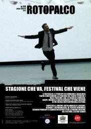 StaGIoNE cHE Va, FEStIVal cHE VIENE - Teatro Comunale di Modena