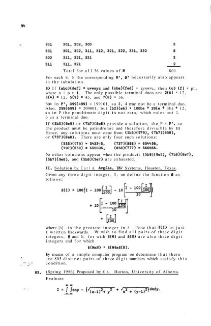 Vol. 5 No 2 - Pi Mu Epsilon