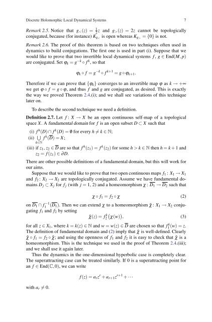 Discrete Holomorphic Local Dynamical Systems