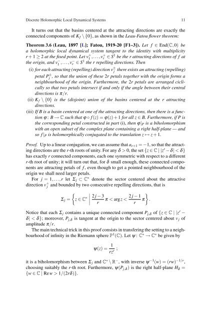 Discrete Holomorphic Local Dynamical Systems