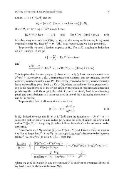 Discrete Holomorphic Local Dynamical Systems