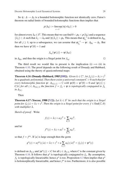 Discrete Holomorphic Local Dynamical Systems