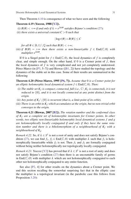 Discrete Holomorphic Local Dynamical Systems