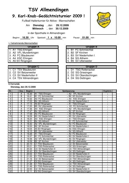 Kopie von Spielplan 9KKGT_Aktiv 2009 - SV Uttenweiler