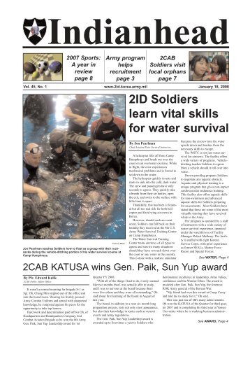 The Indianhead, January 18, 2008 - 2nd Infantry Division - U.S. Army