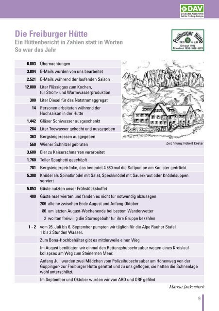 1. Quartal 2014 - Deutscher Alpenverein Sektion Freiburg im Breisgau