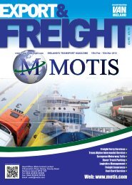 Motis FC fp ad.indd - Export & Freight