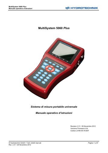 MultiSystem 5060 Plus - Hydrotechnik