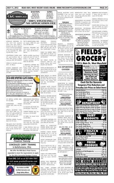 HAVE FUN AT THE FAIR! - The County Classifieds Online