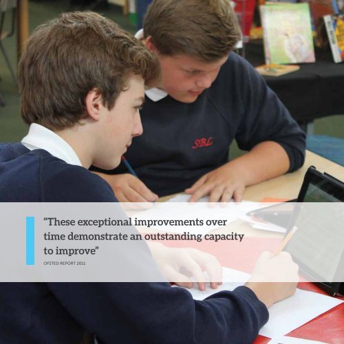 School Prospectus 2011 - Sir Bernard Lovell School