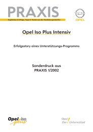 Opel Iso Plus Intensiv Erfolgsstory eines ... - Agentur-aim