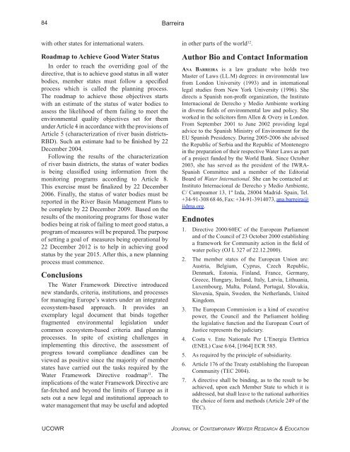 Full Journal of Contemporary Water Research and Education, Issue ...