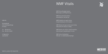 WMF Vitalis - Wmf.com