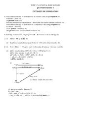 questionsheet 1 enthalpy of atomisation - practise with past papers ...