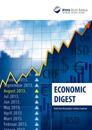 Economic Digest (Avgust 2013.) - Hypo Alpe-Adria