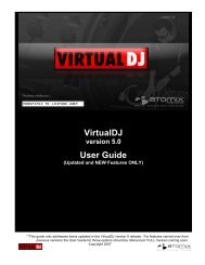 User Guide - Virtual DJ