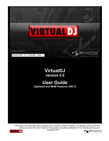 User Guide - Virtual DJ